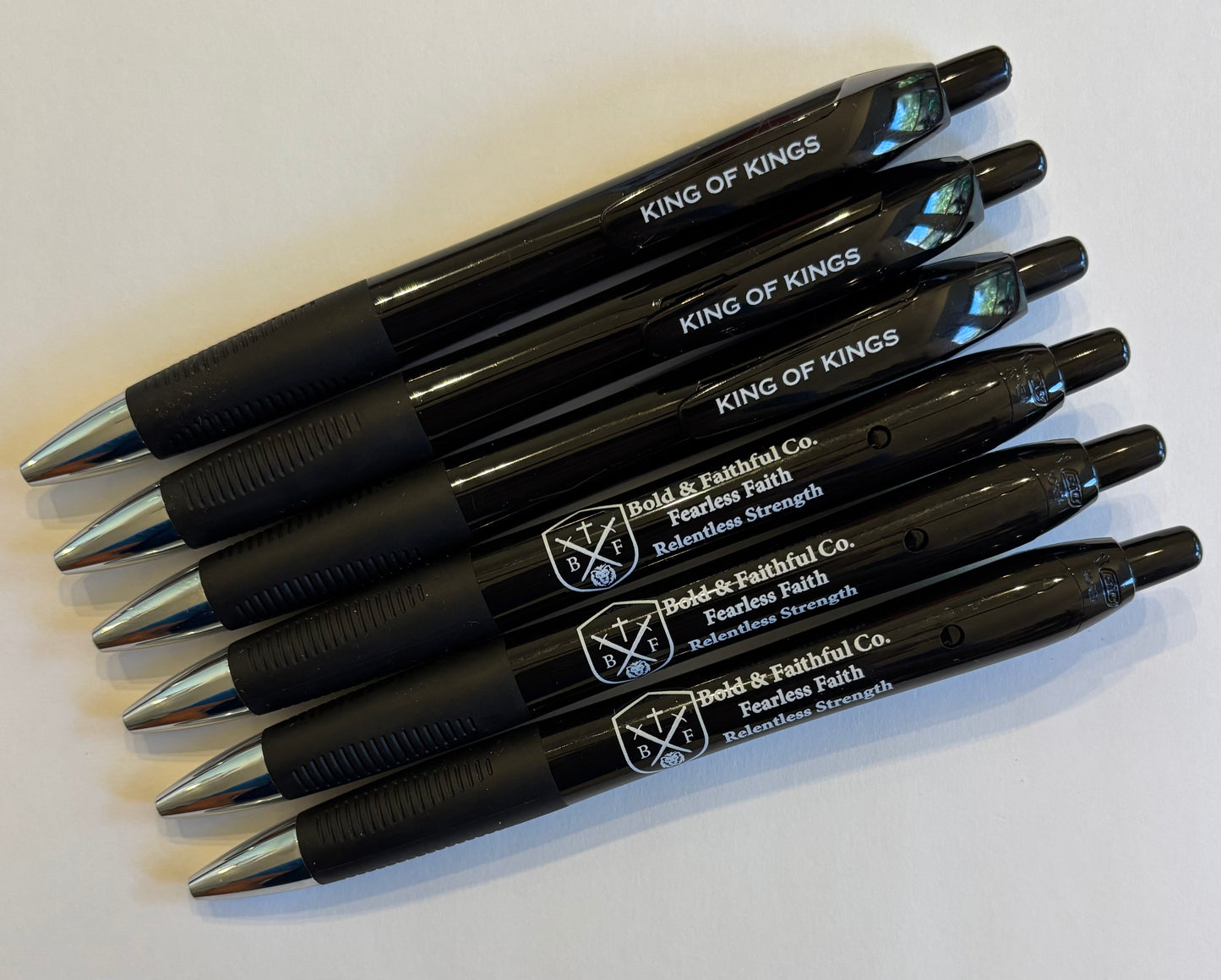 King of Kings Pens (Black ink - Bic Intensity Gel)
