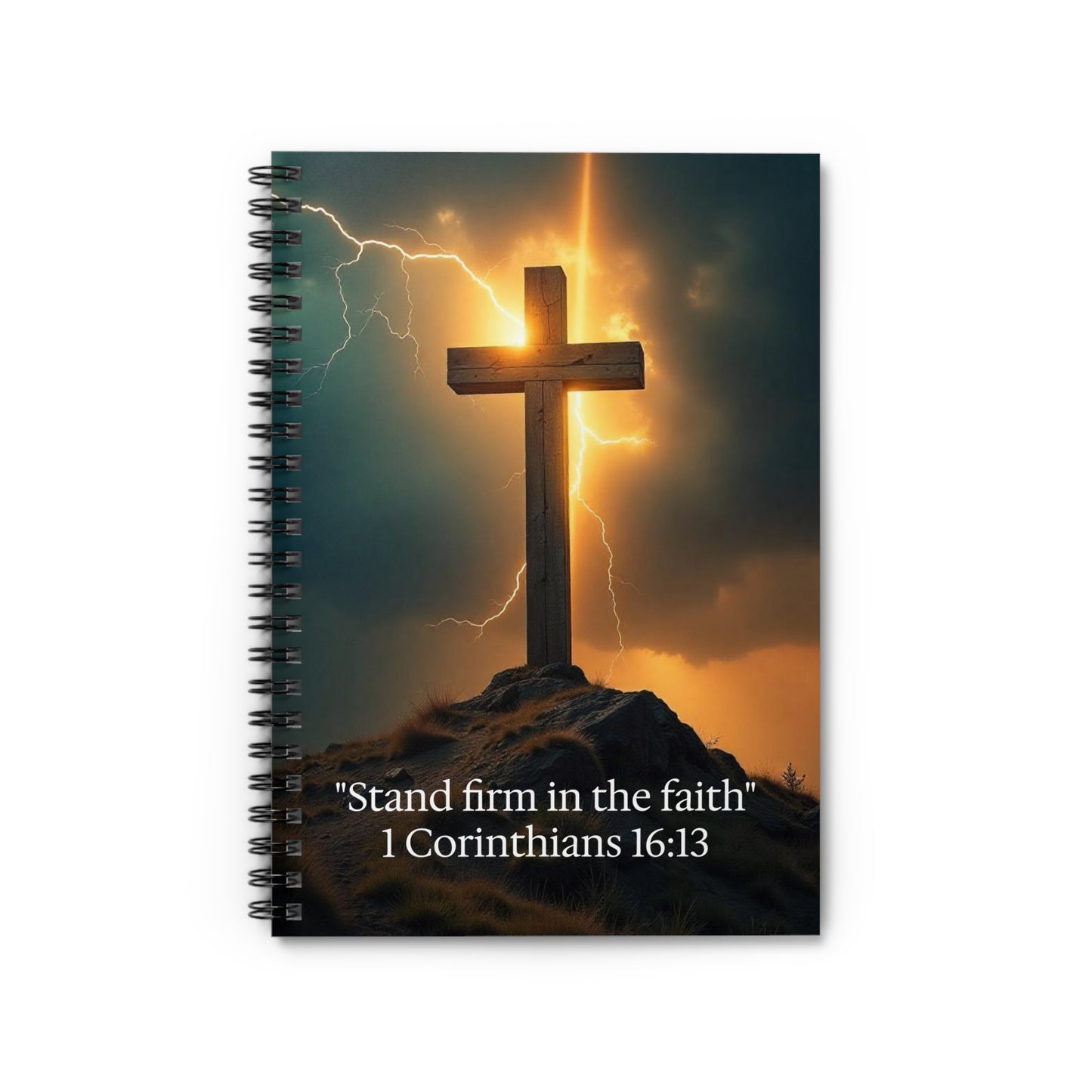 Inspirational Spiral Notebook - Faith & Strength