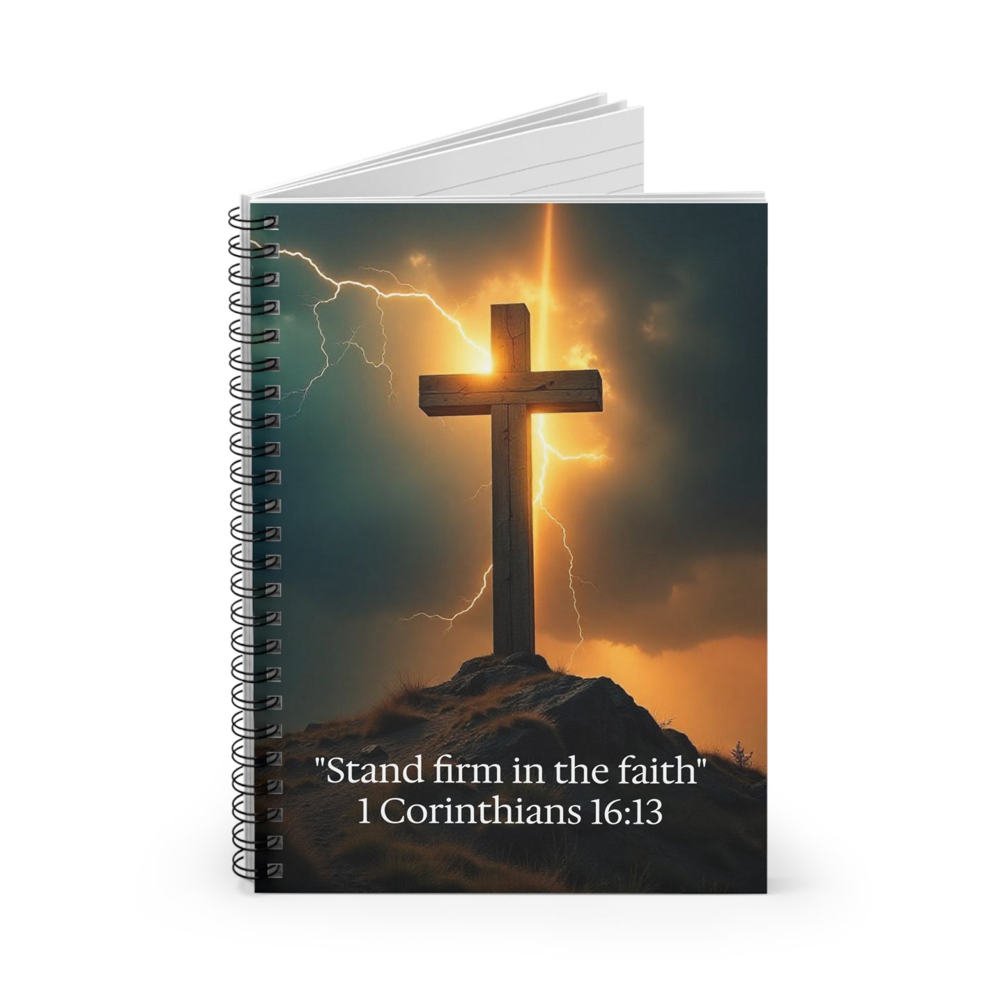 Inspirational Spiral Notebook - Faith & Strength