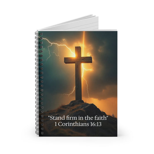 Inspirational Spiral Notebook - Faith & Strength