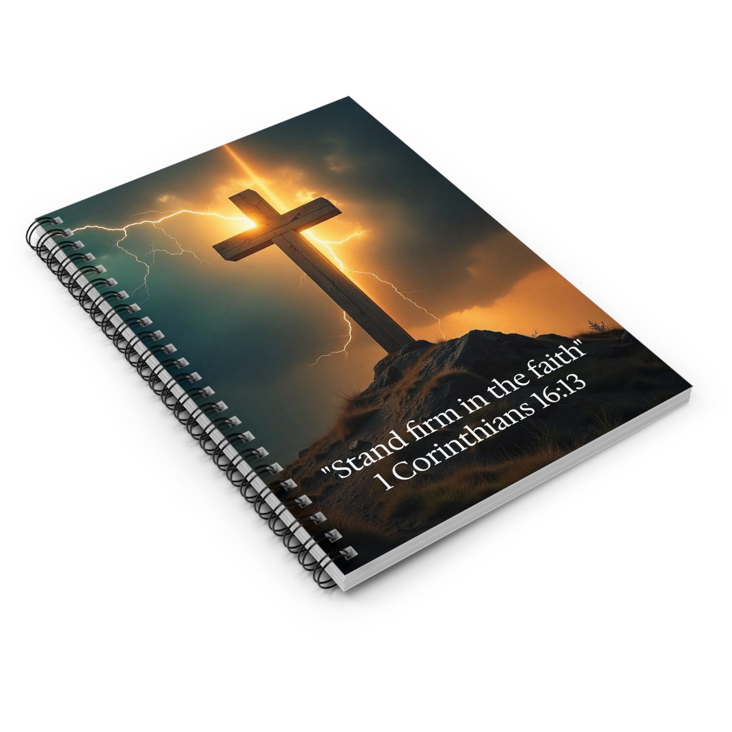 Inspirational Spiral Notebook - Faith & Strength