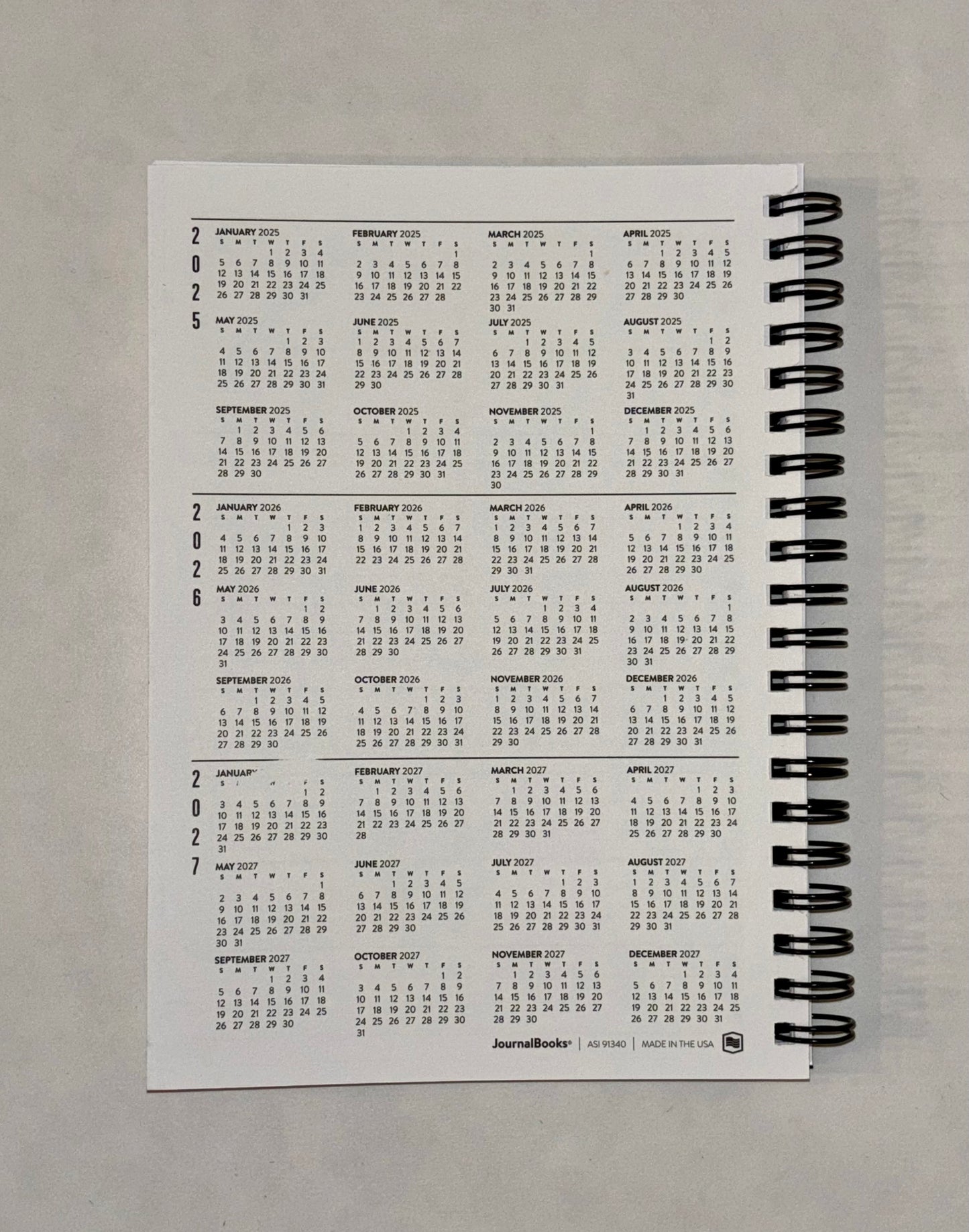 5" x 7" Notebook - Proverbs (English)